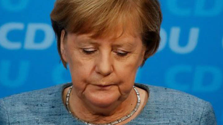 Angela Merkel export tedesco in declino
