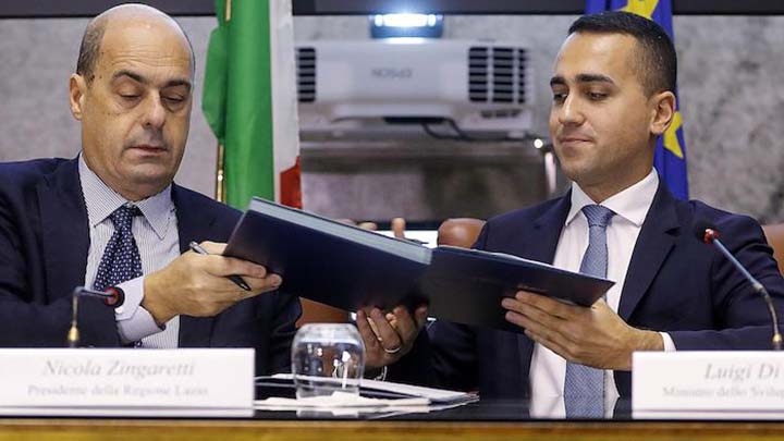 incontro pd e cinque stelle