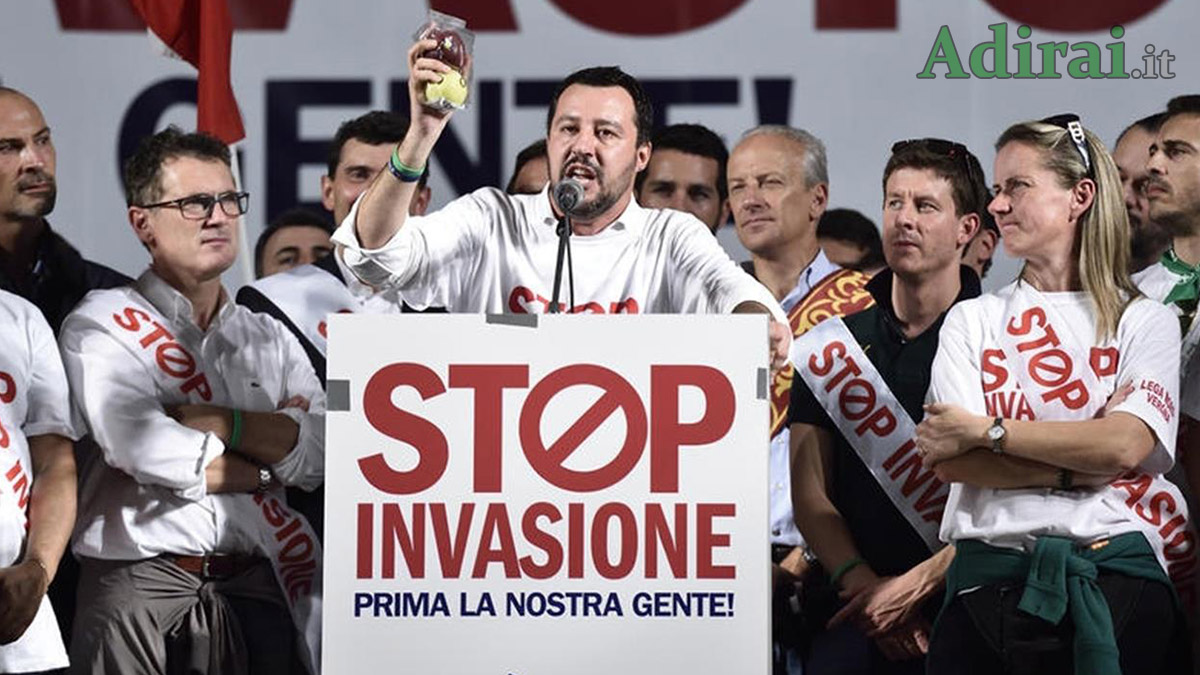 migranti salvini stop invasione