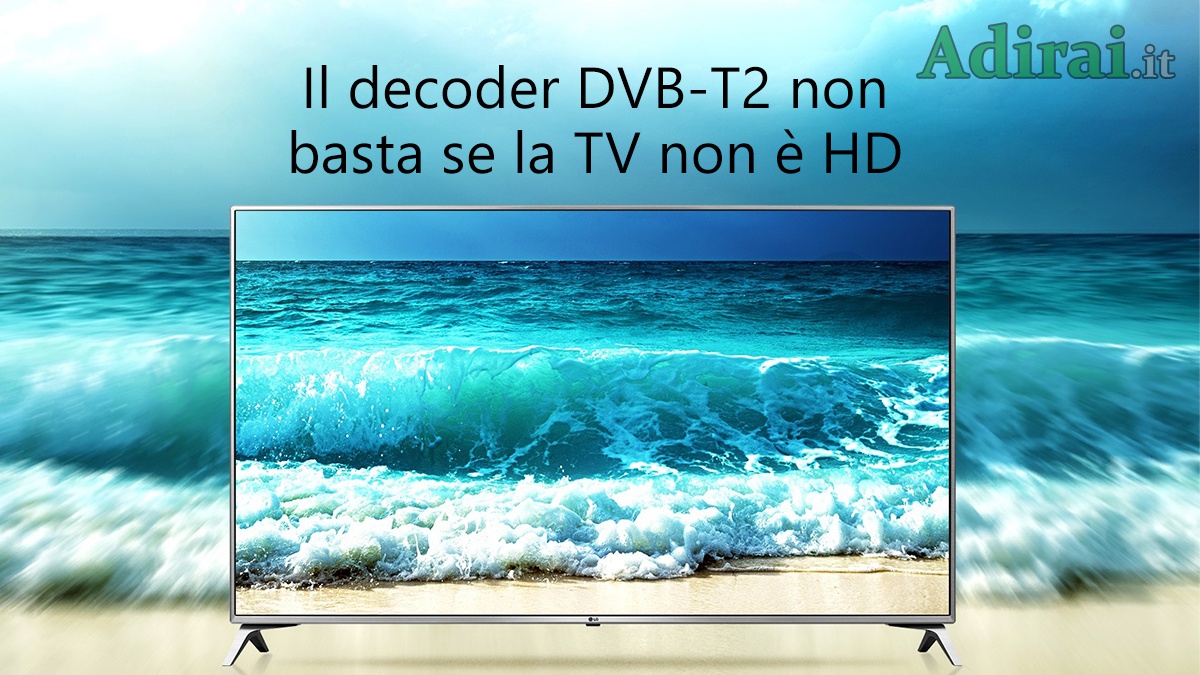 televisori e decoder dvb t2