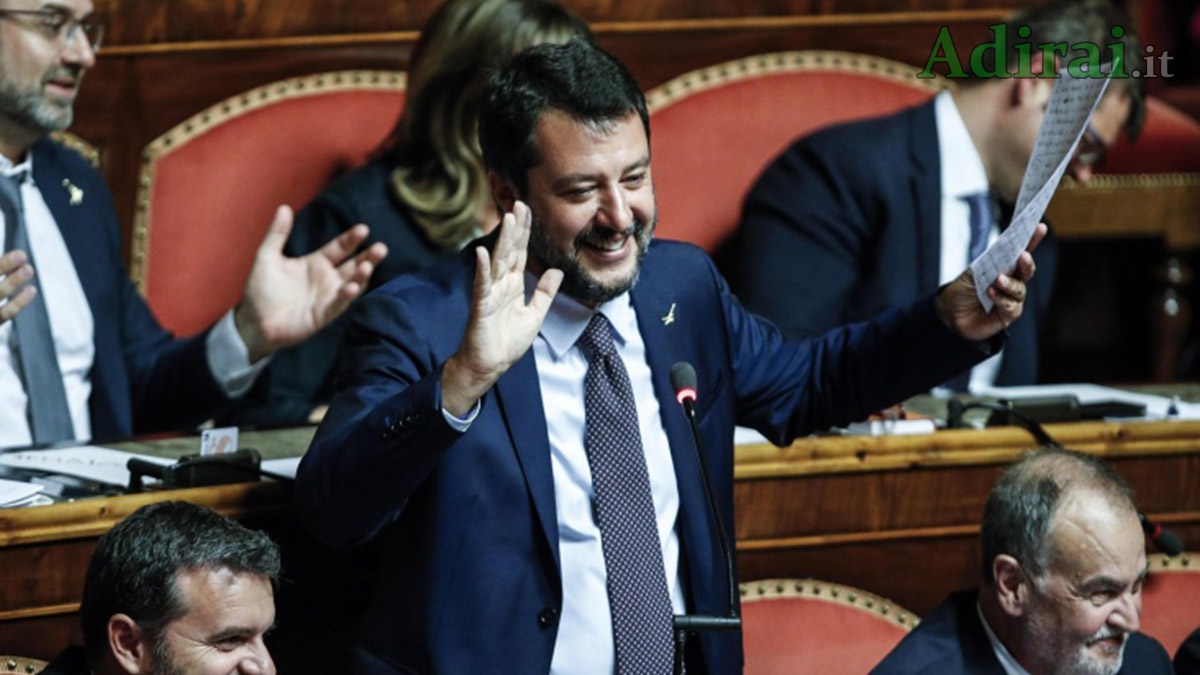 salvini al senato processo caso gregoretti