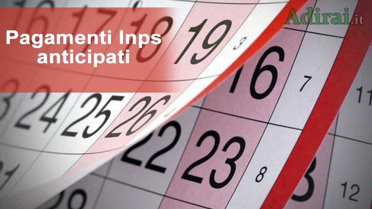 calendario pagamenti pensioni inps aprile coronavirus