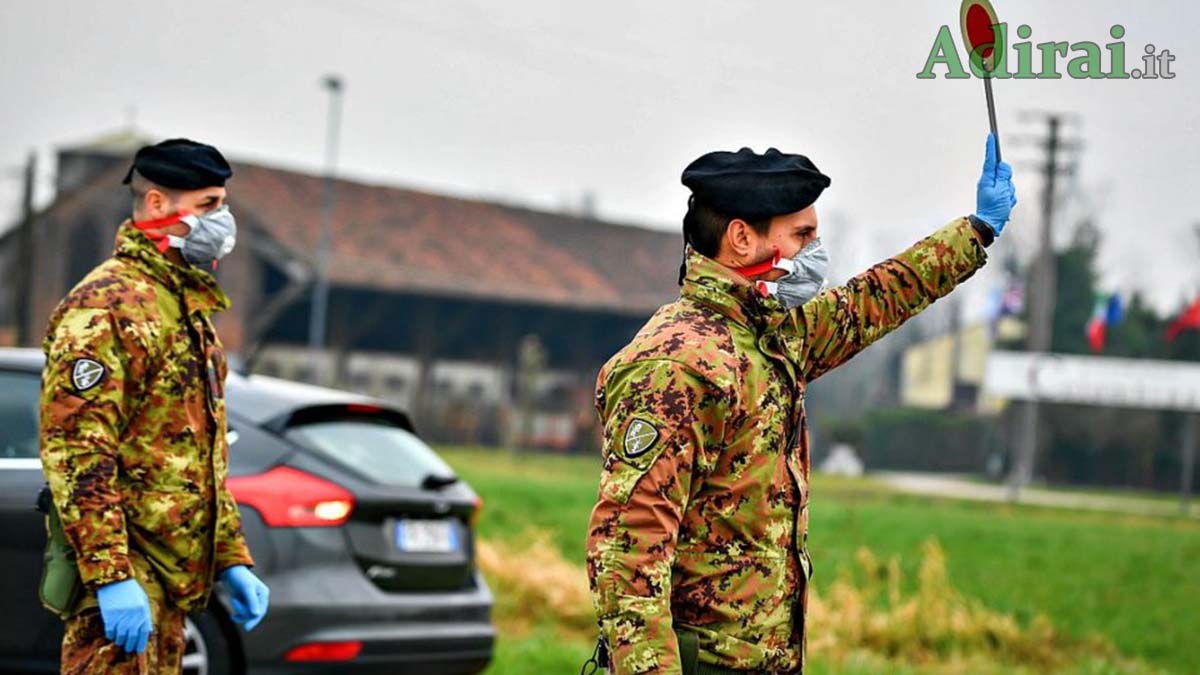 esercito zona rossa militari coronavirus news