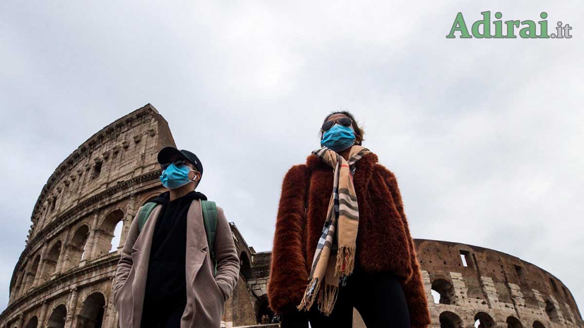 coronavirus italia colosseo primo aprile