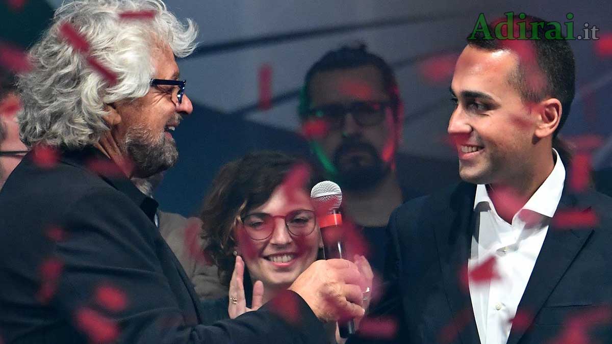 movimento 5 stelle sondaggi politici grillo di maio