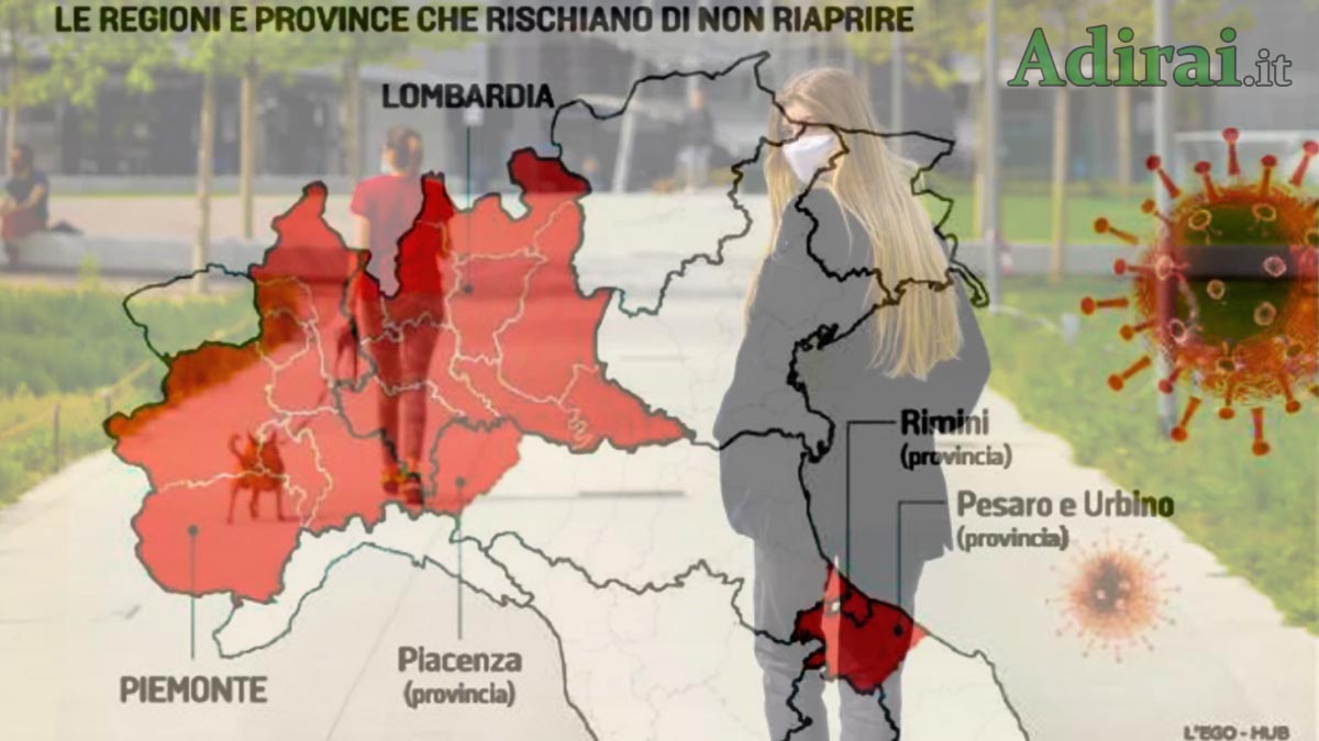 riapertura regioni in italia coronavirus