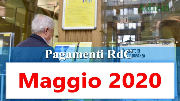 reddito di cittadinanza accredito maggio 2020 pagamento RdC