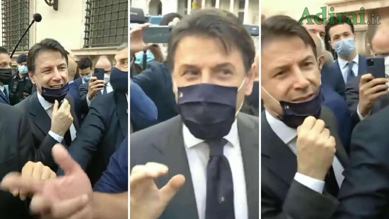 conte contestato al senato