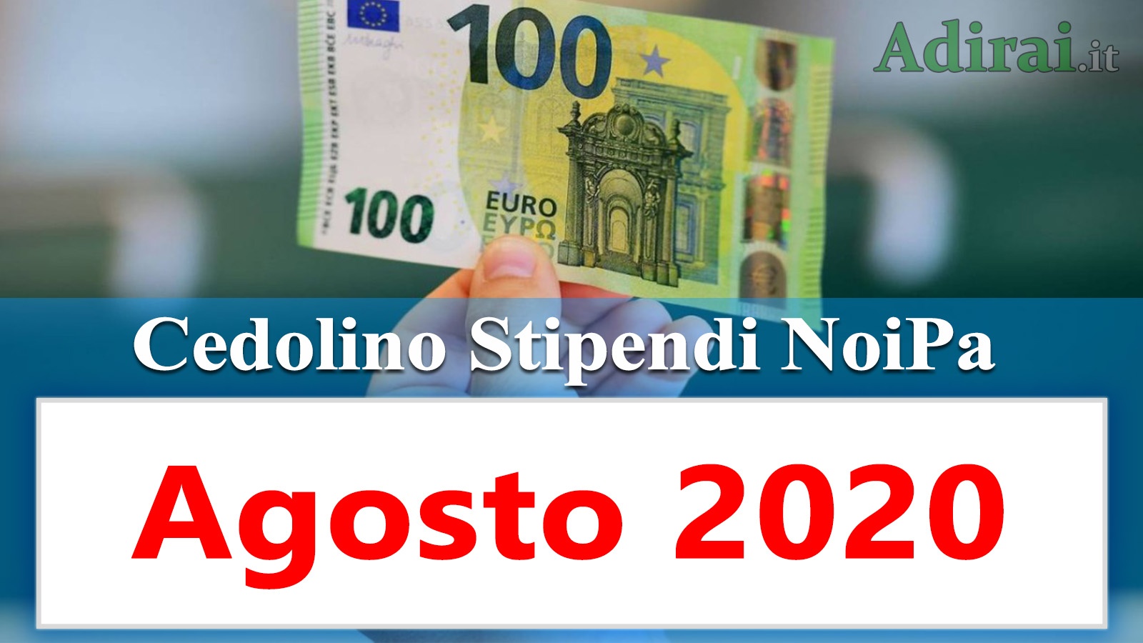Noipa cedolino Agosto 2020 data accredito stipendi PA e Login