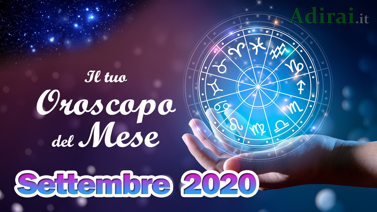 oroscopo del mese settembre 2020