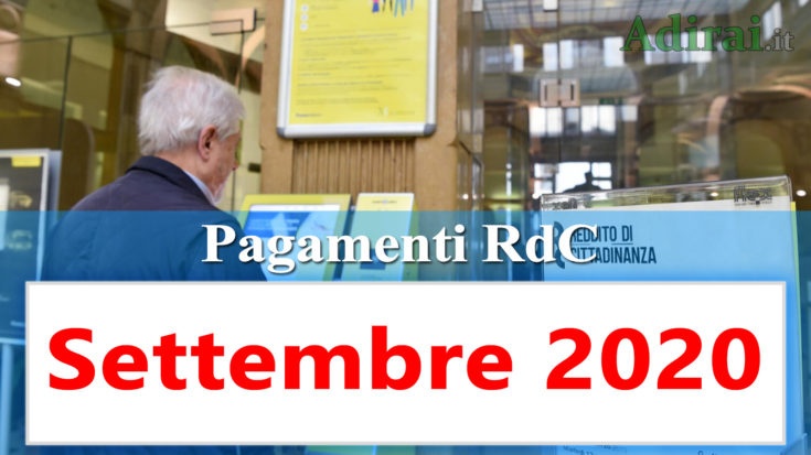 reddito di cittadinanza accredito pagamenti settembre 2020 pagamento ricarica RdC