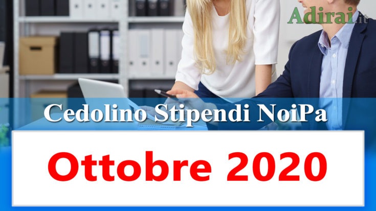 noipa cedolino stipendi pa ottobre 2020 - login