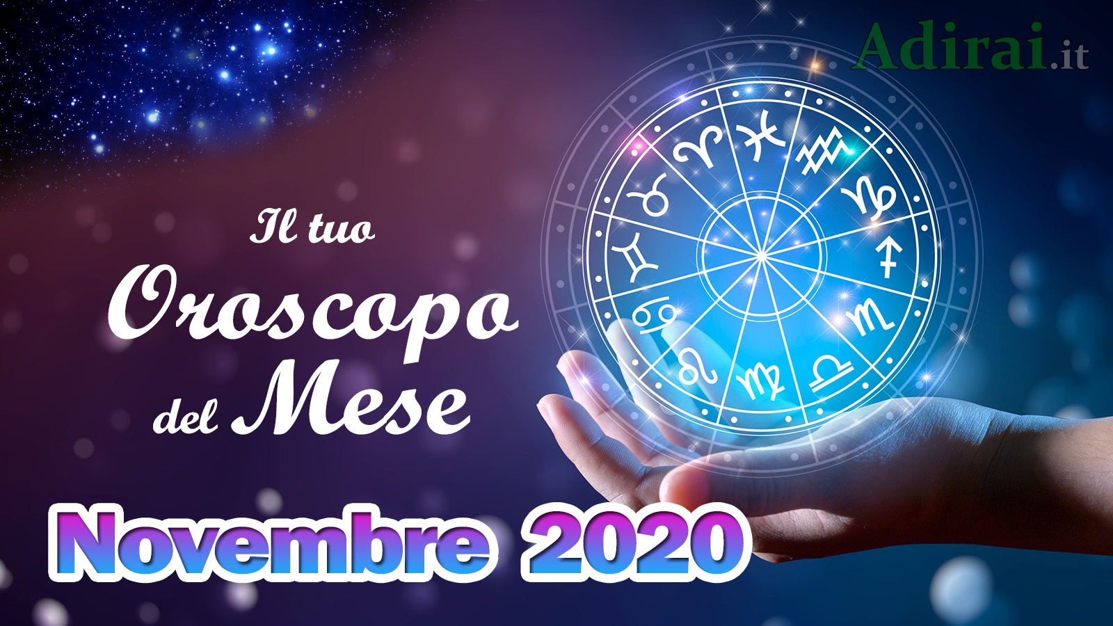 oroscopo del mese novembre 2020