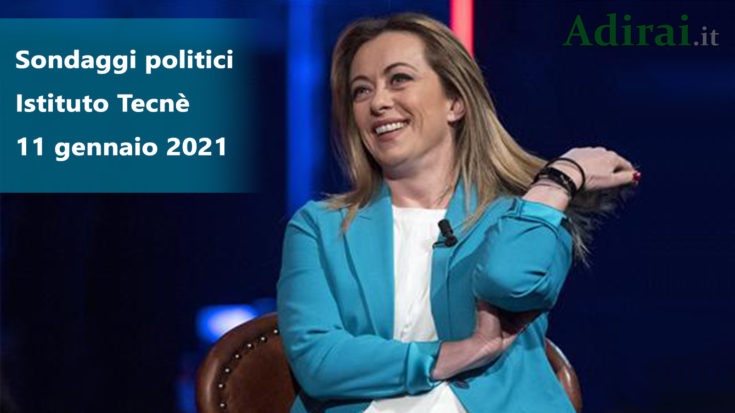 ultimi sondaggi politici tecne 11 gennaio 2021