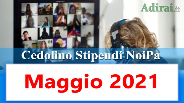 noipa cedolino stipendi pa maggio 2021 e login