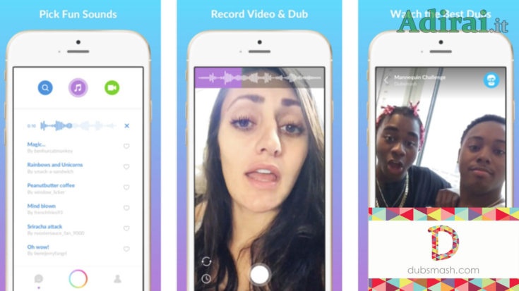 dubsmash.com come funziona la nuova app video selfie online