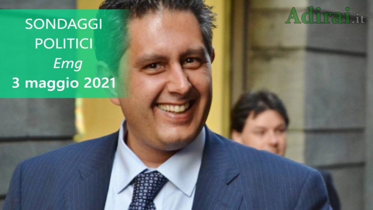 ultimi sondaggi politici 3 maggio 2021 emg - intenzioni di voto per tutti i partiti italiani