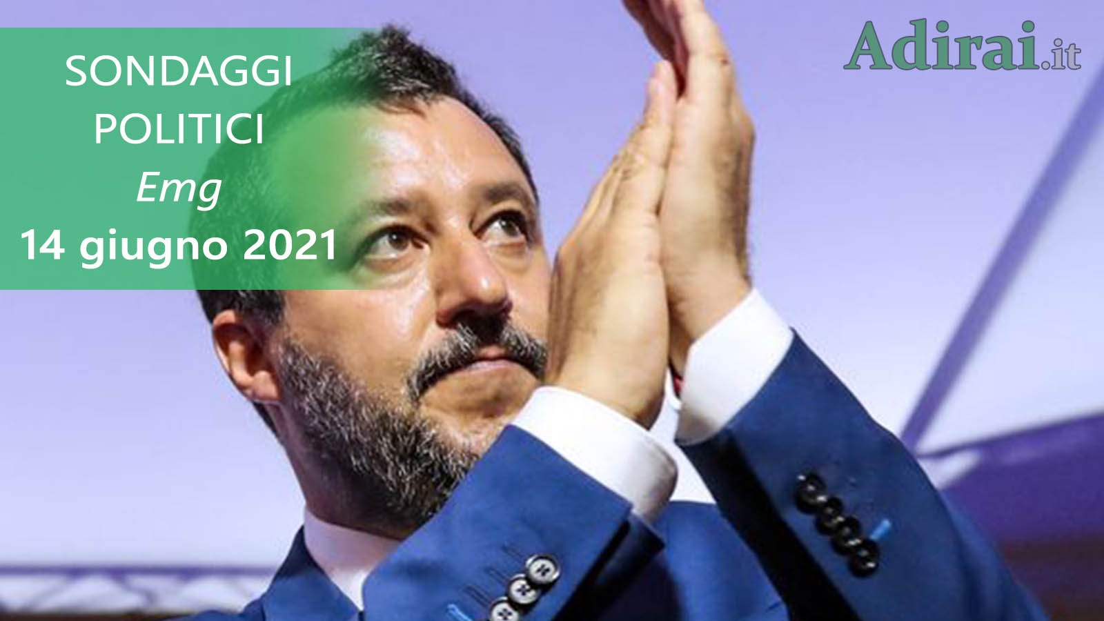 ultimi sondaggi politici 14 giugno 2021 emg