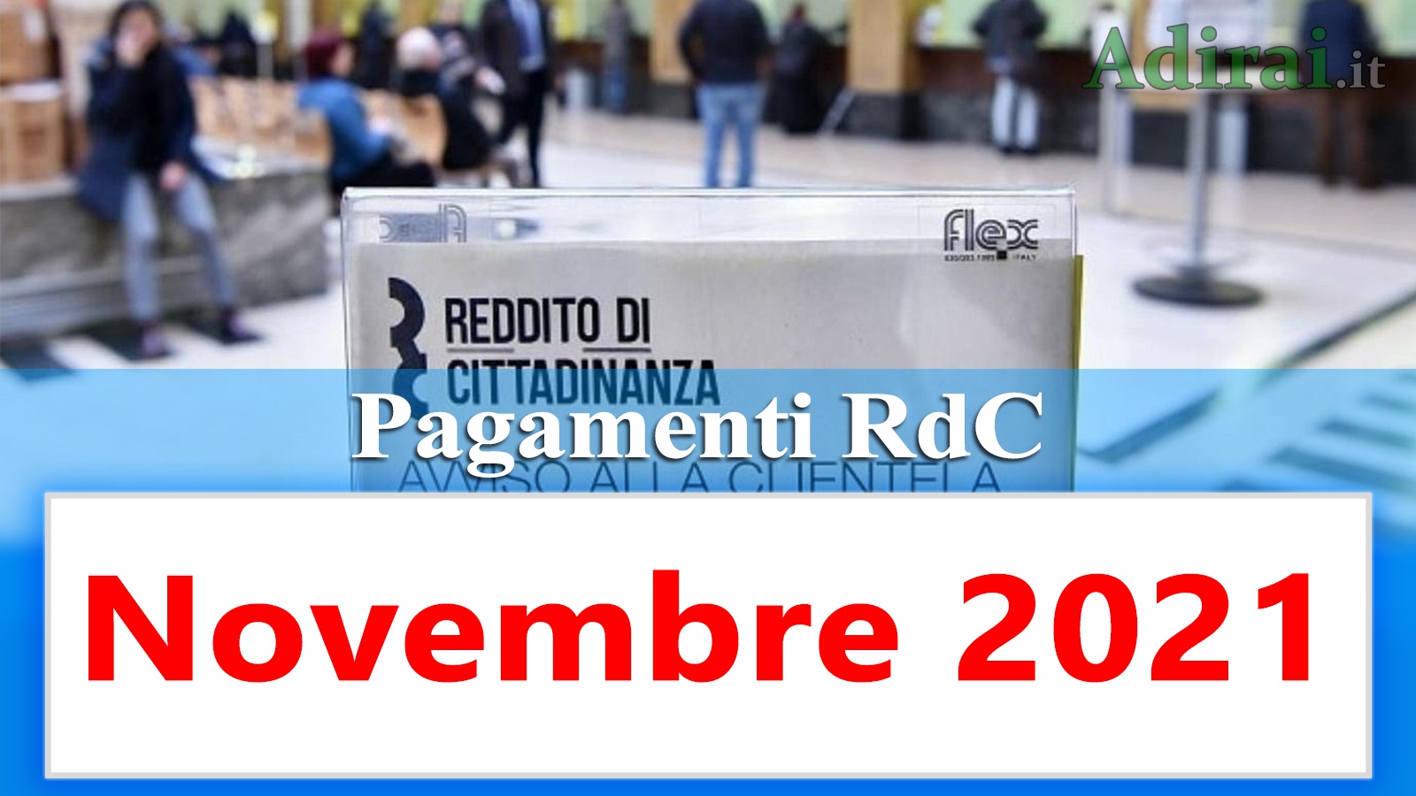 pagamenti reddito di cittadinanza novembre 2021