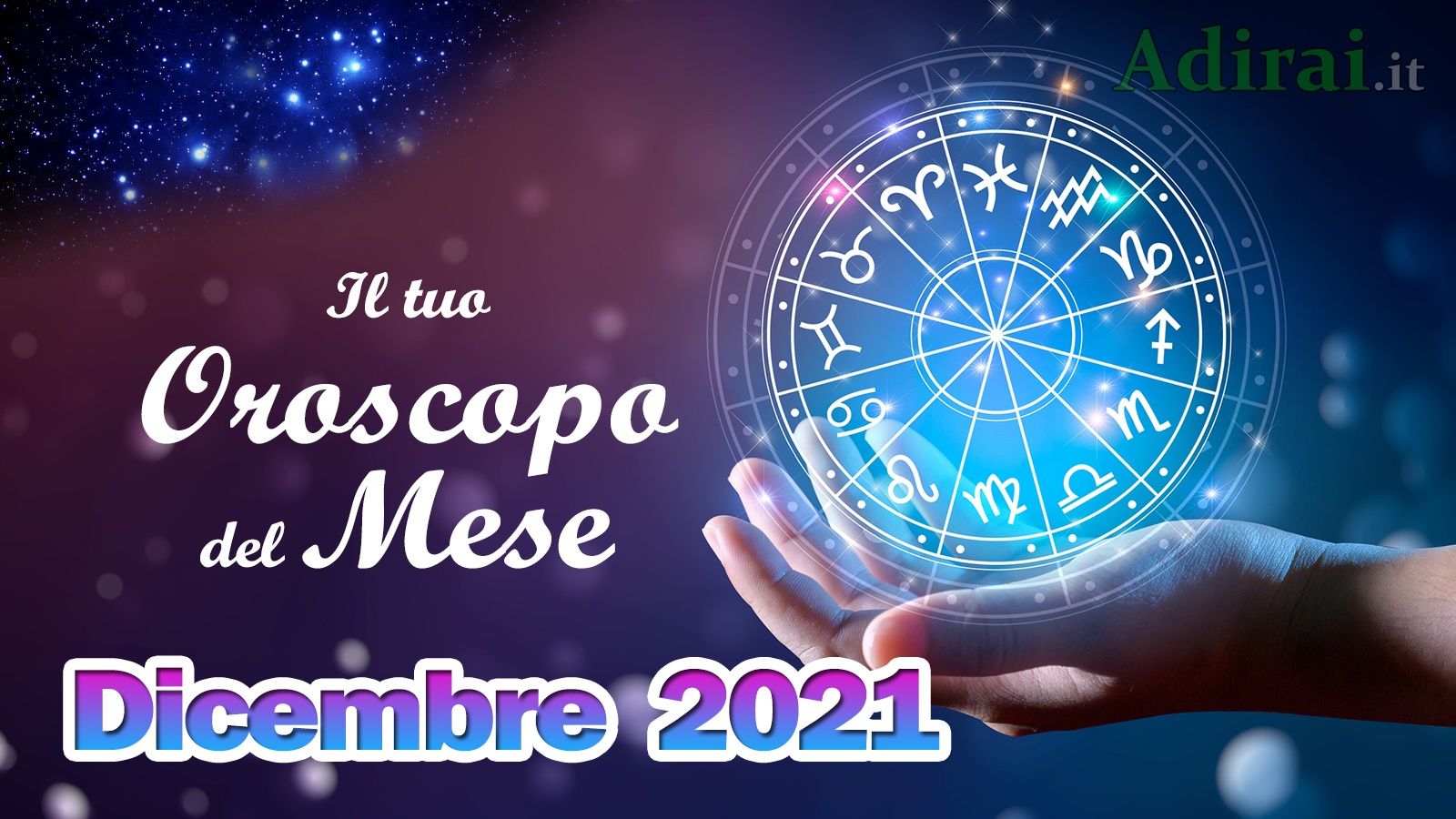 oroscopo del mese dicembre 2021