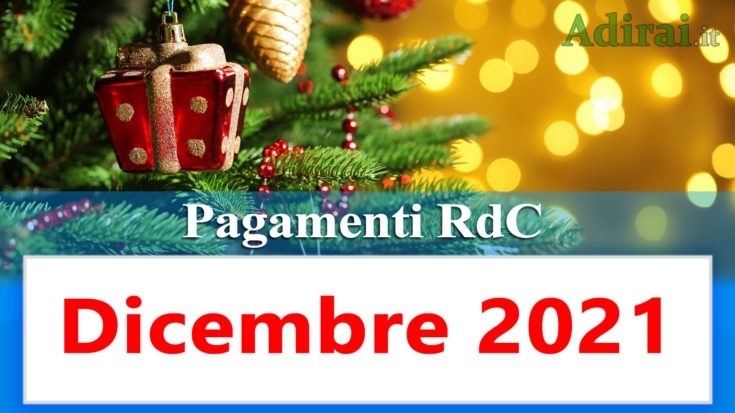 reddito di cittadinanza accredito pagamenti dicembre 2021 pagamento ricarica RdC