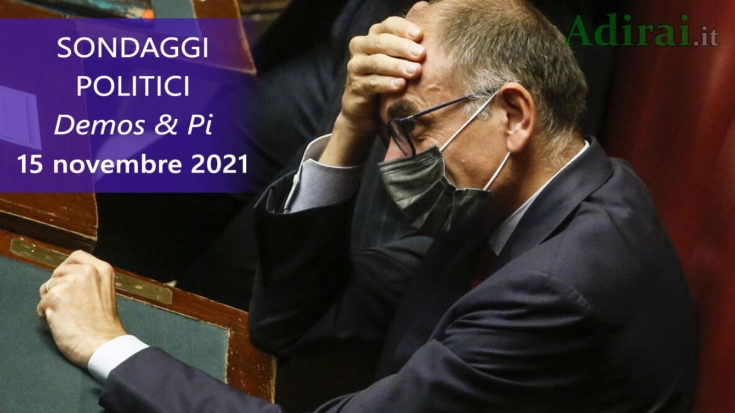 ultimi sondaggi politici 15 novembre 2021 demos pi - intenzioni di voto di tutti i partiti italiani