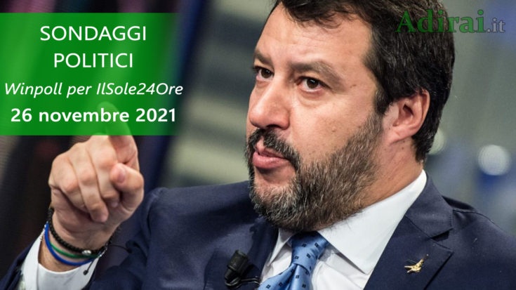 ultimi sondaggi politici 26 novembre 2021 winpoll ilsole24ore