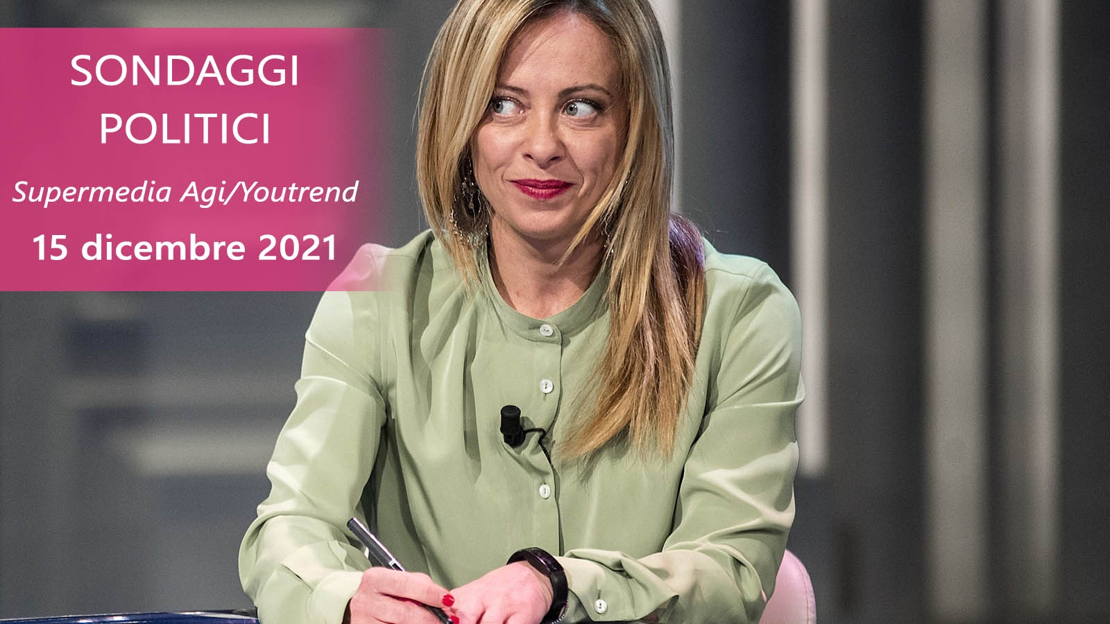 ultimi sondaggi politici 15 dicembre 2021 supermedia agi youtrend
