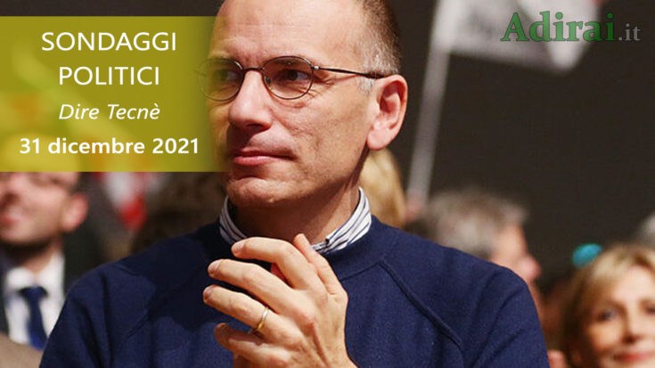 ultimi sondaggi politici 31 dicembre 2021 dire tecne - intenzioni di voto di tutti i partiti italiani