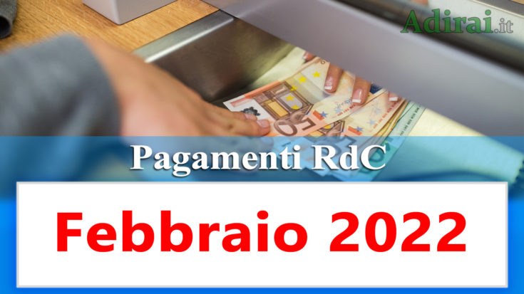 reddito di cittadinanza accredito pagamenti febbraio 2022 pagamento ricarica RdC