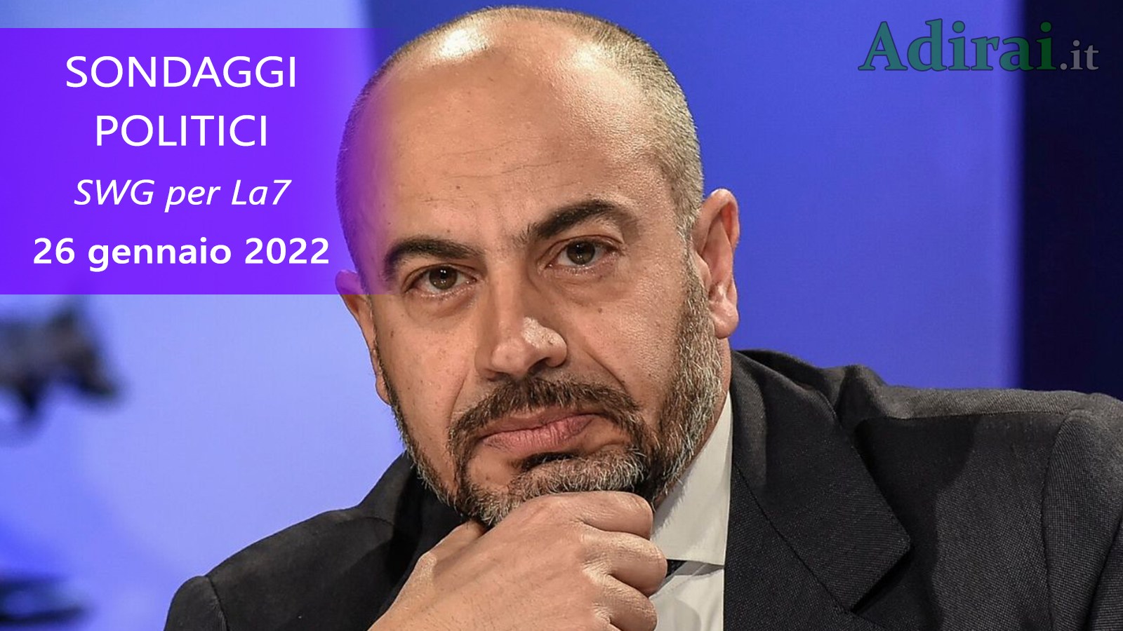 ultimi sondaggi politici 26 gennaio 2022 swg la7