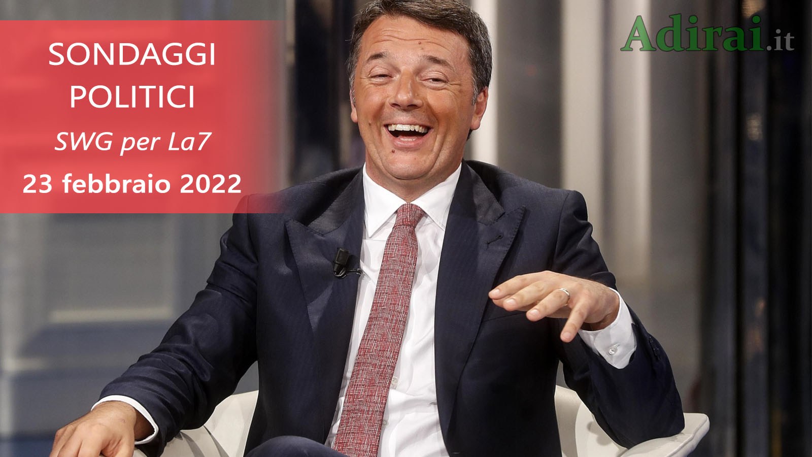 ultimi sondaggi politici 23 febbraio 2022 swg la7