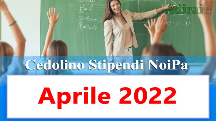 noipa cedolino stipendi pa aprile 2022 e login