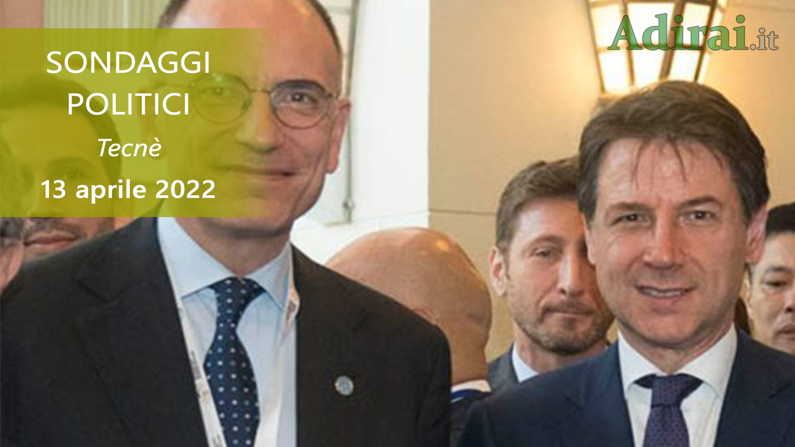 ultimi sondaggi politici 13 aprile 2022 tecne