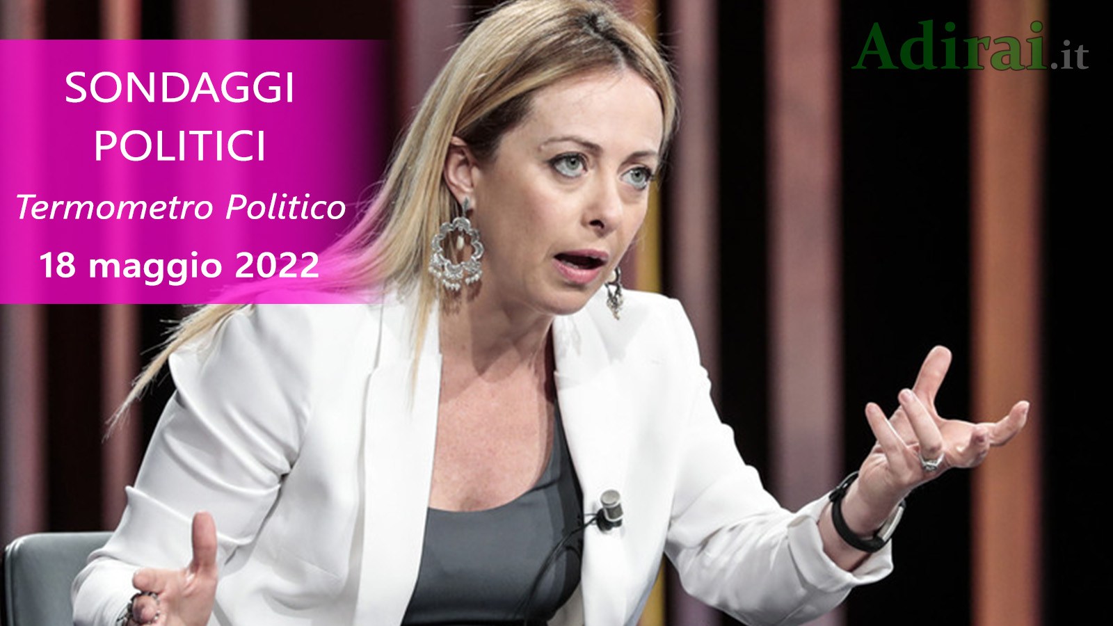 ultimi sondaggi politici 18 maggio 2022 termometro politico