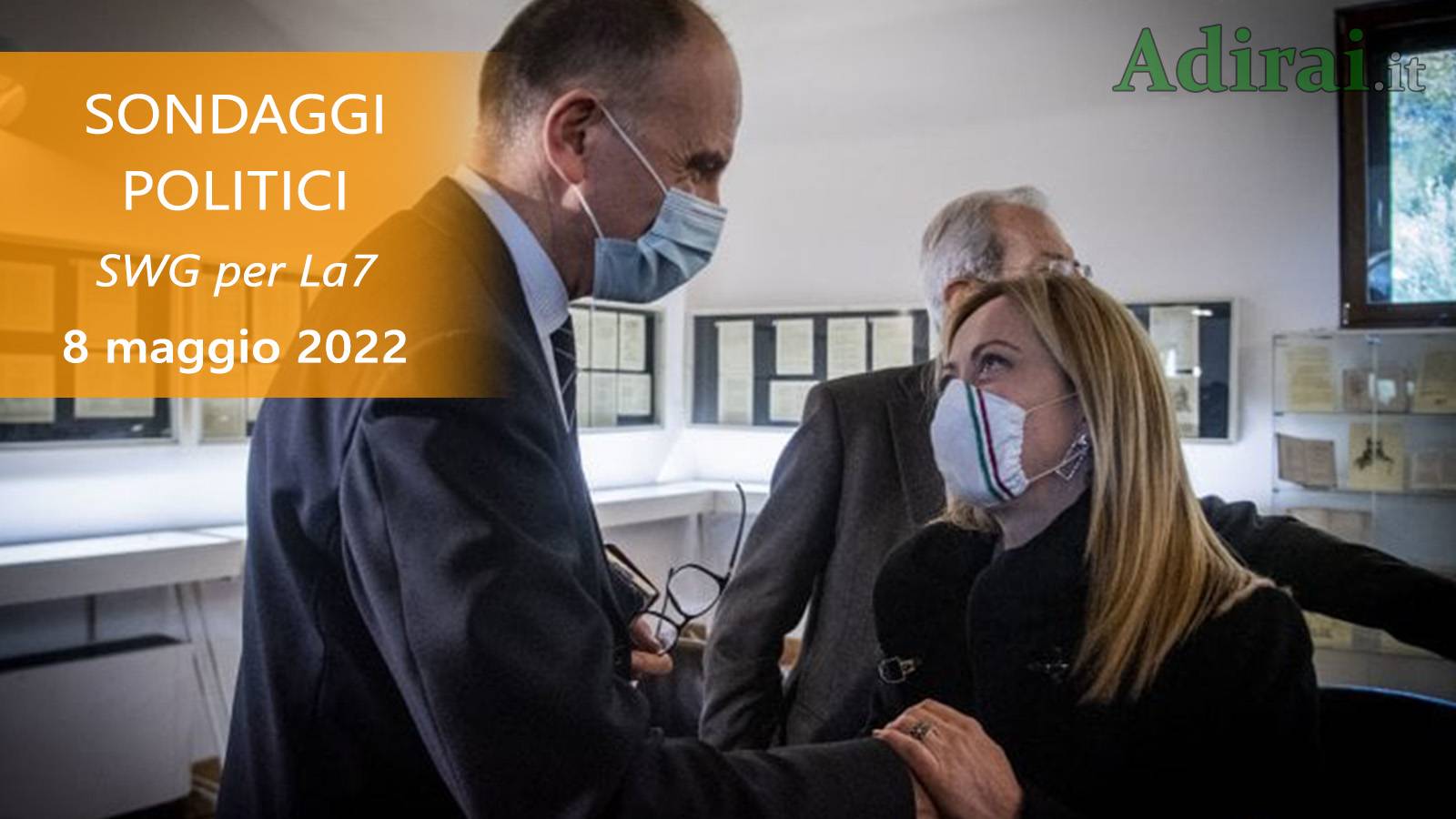 ultimi sondaggi politici 8 maggio 2022 swg la7