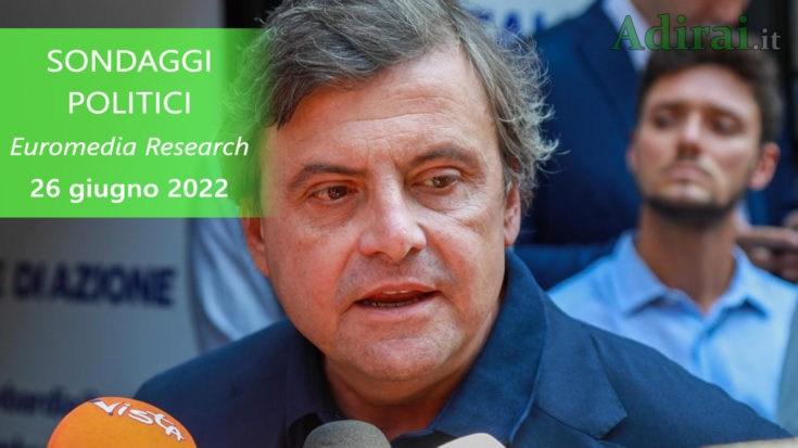 ultimi sondaggi politici 26 giugno 2022 euromedia research di tutti i partiti italiani