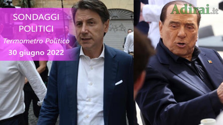 ultimi sondaggi politici 30 giugno 2022 termometro politico di tutti i partiti italiani