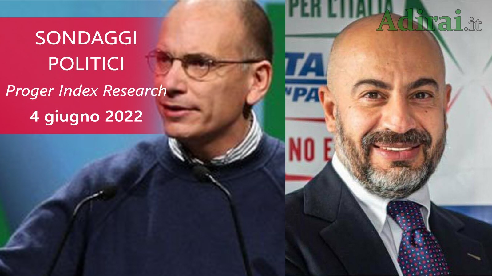 ultimi sondaggi politici 4 giugno 2022 proger index research