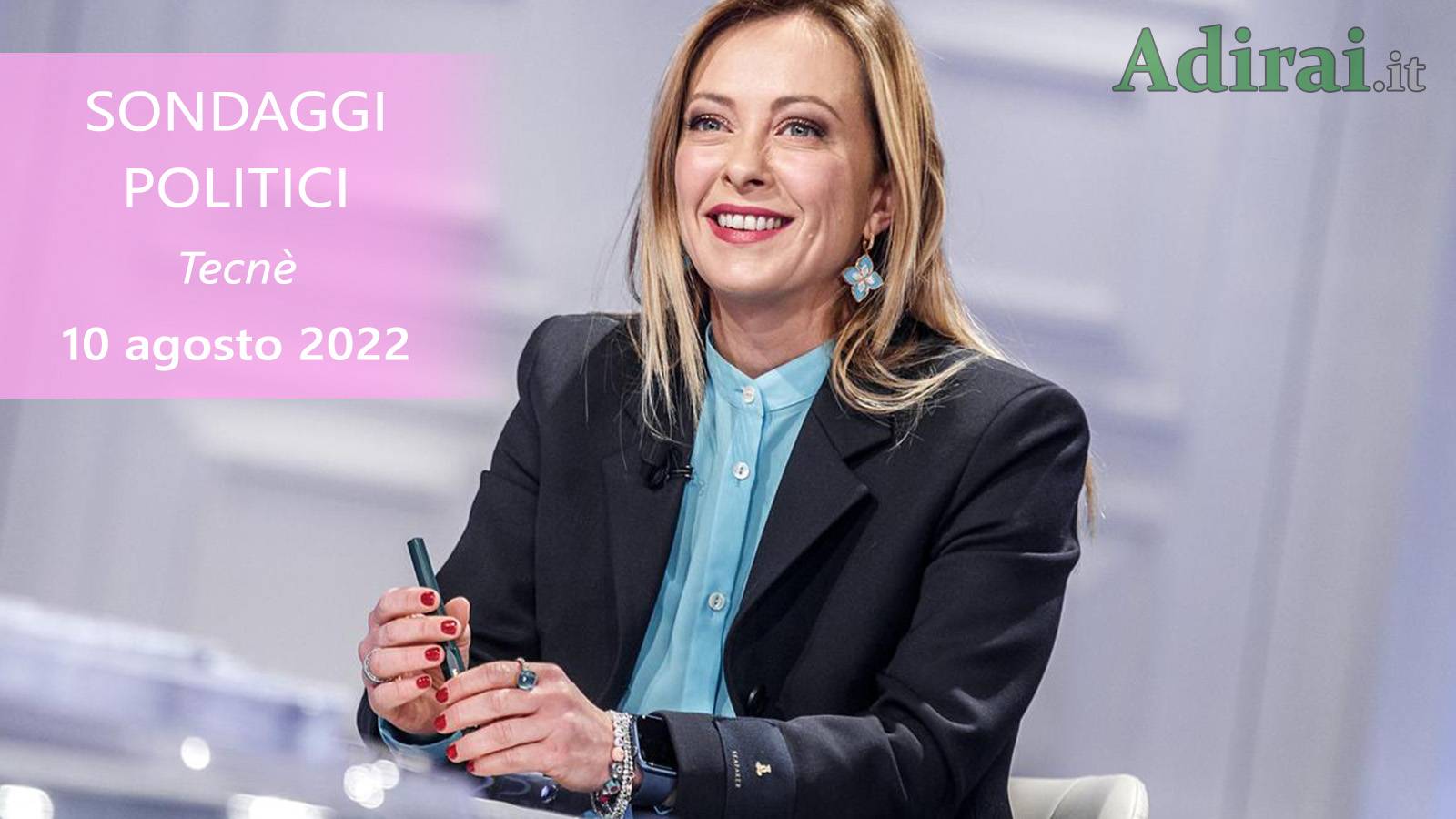 ultimi sondaggi politici 10 agosto 2022 tecne