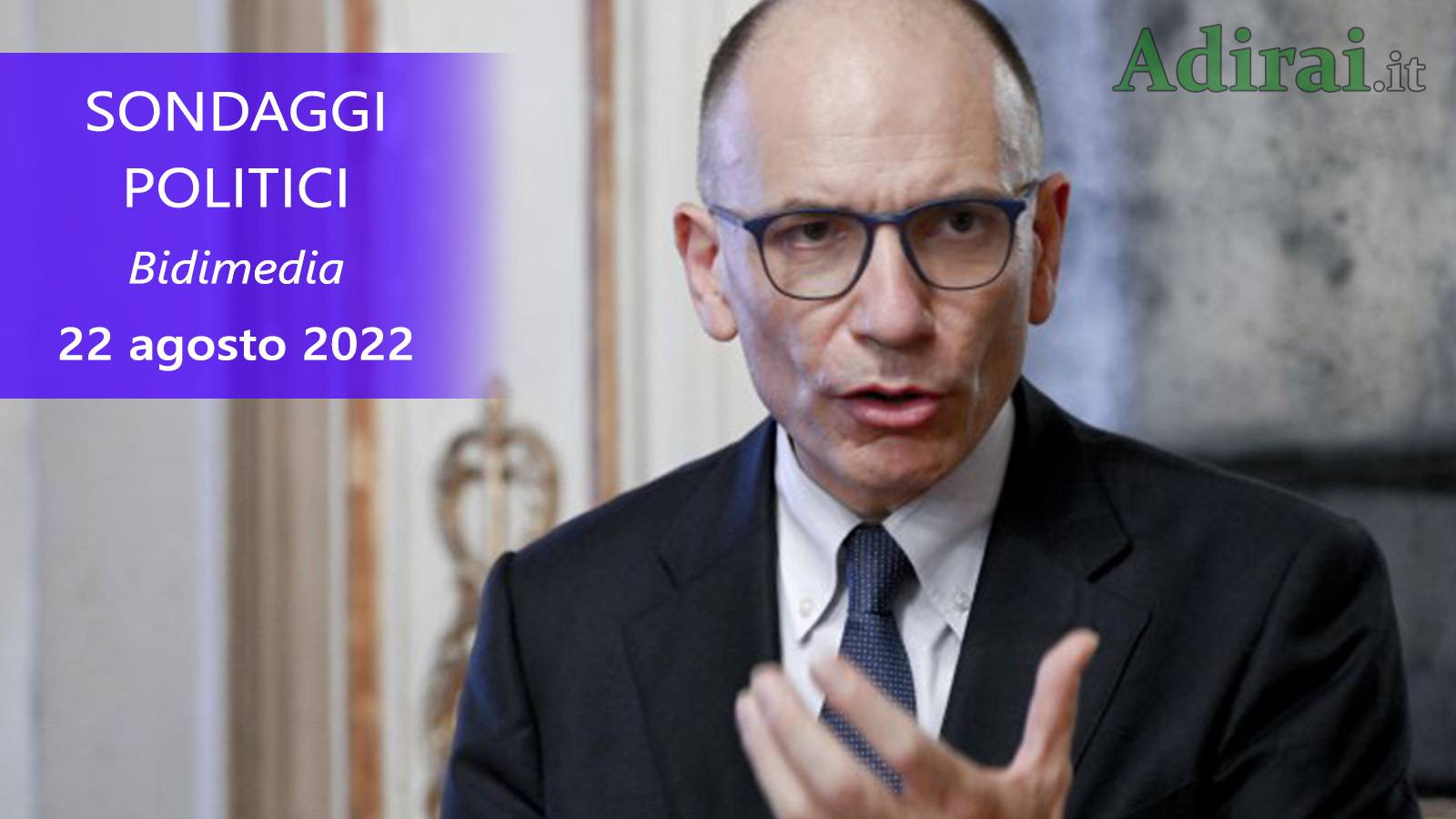 ultimi sondaggi politici 22 agosto 2022 bidimedia