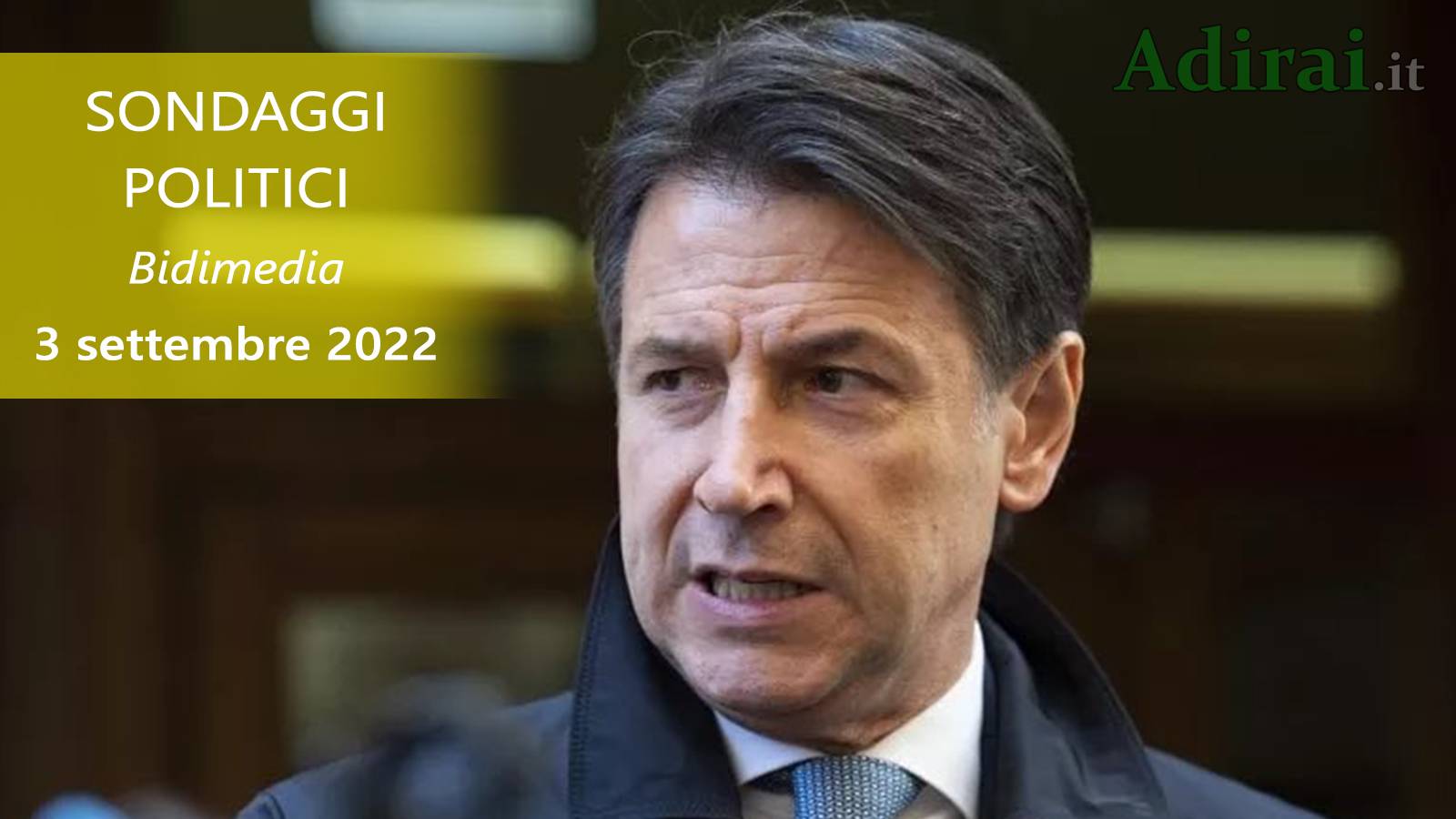ultimi sondaggi politici 3 settembre 2022 bidimedia di tutti i partiti italiani
