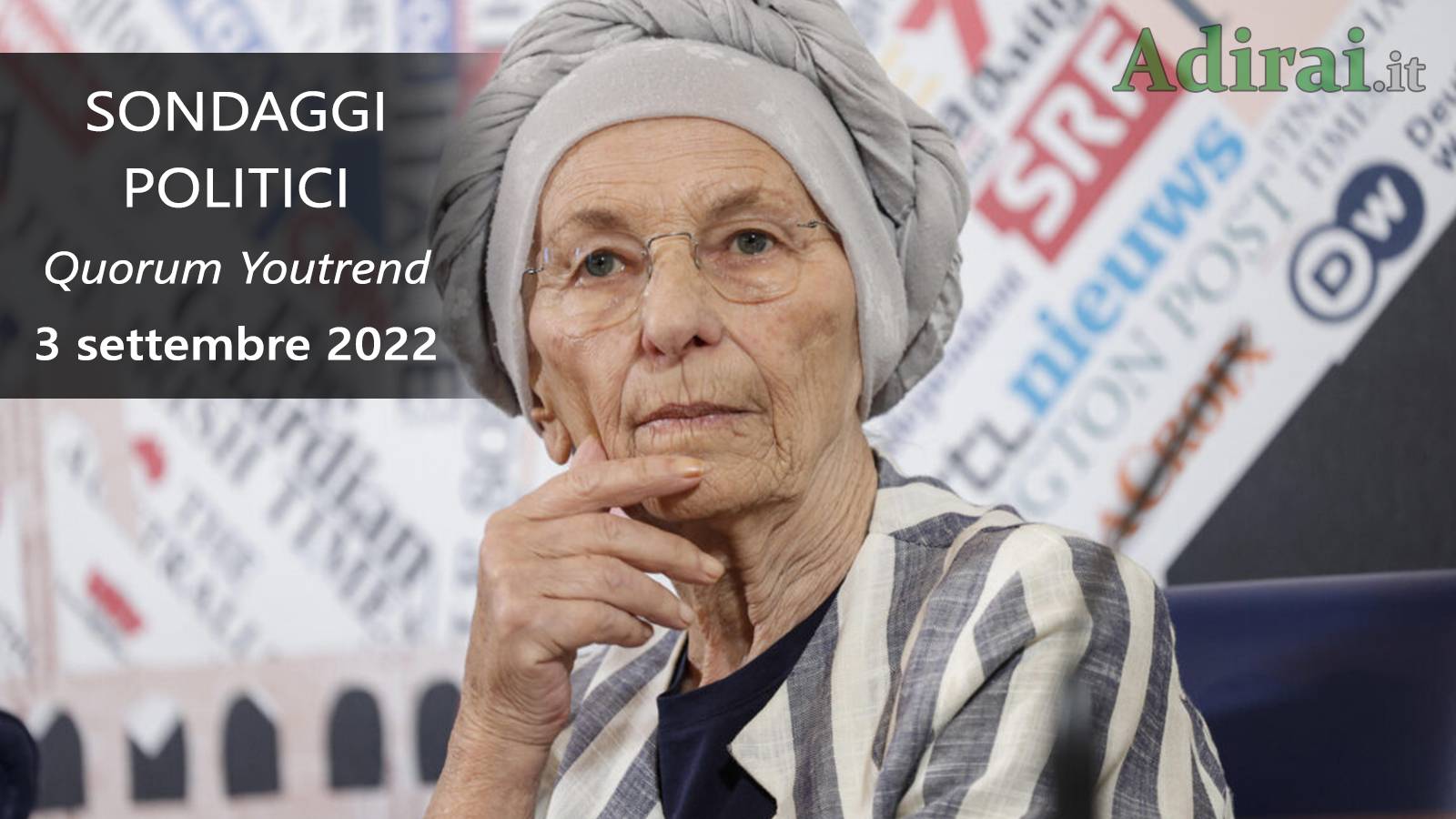 ultimi sondaggi politici 3 settembre 2022 quorum youtrend