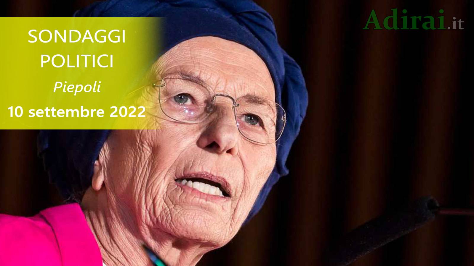 ultimi sondaggi politici 10 settembre 2022 piepoli