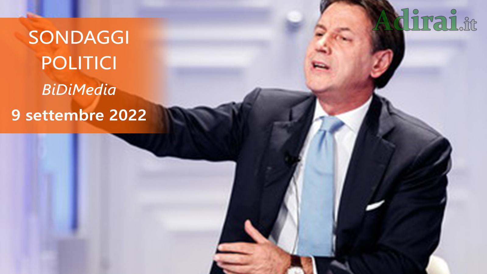 ultimi sondaggi politici 9 settembre 2022 bidimedia di tutti i partiti italiani