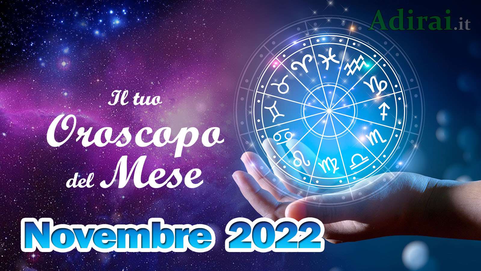 oroscopo del mese novembre 2022
