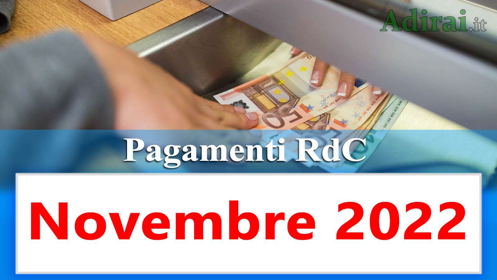 pagamenti reddito di cittadinanza novembre 2022 ricarica RDC