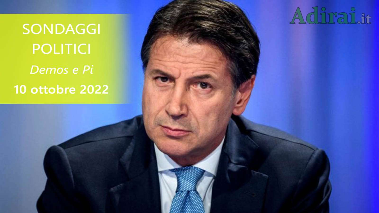 ultimi sondaggi politici 10 ottobre 2022 demos pi