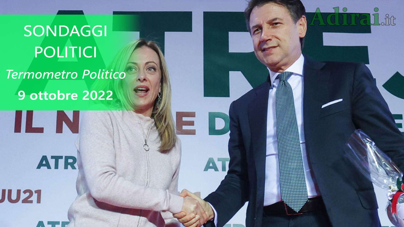 ultimi sondaggi politici 9 ottobre 2022 termometro politico