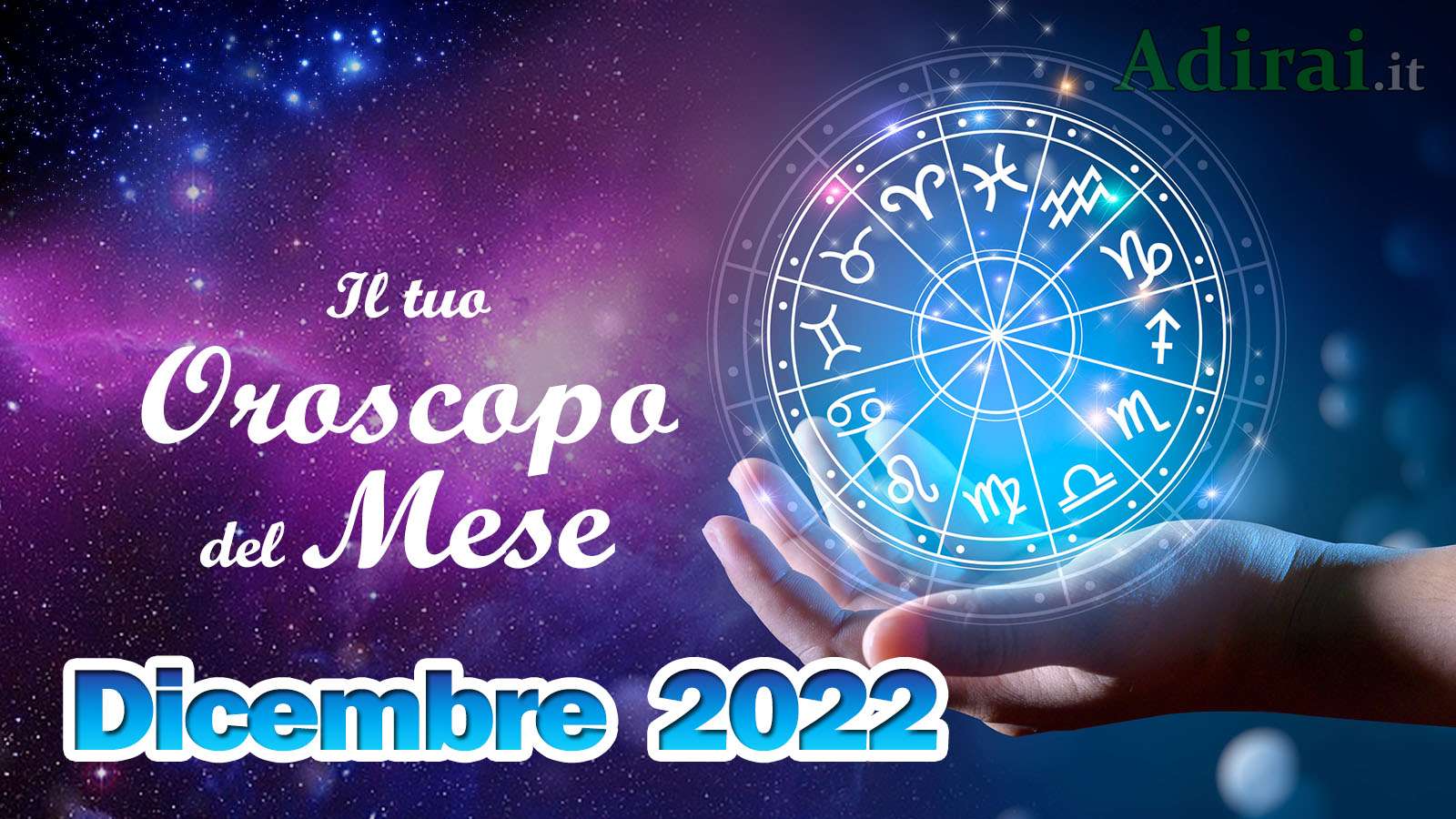 oroscopo del mese dicembre 2022